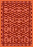 Degitalized North-Afican old carpet with saharian pattern vector