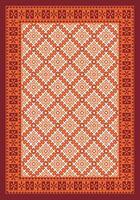 North-Afican carpet with Geometric patterns vector
