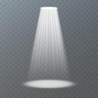 This is a clean and focused spotlight effect that is perfect for presentations, creative designs, or media projects vector