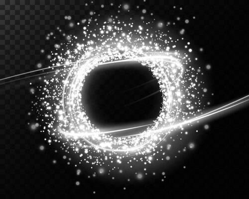 A Stunning Sparkling Light Circle Effect