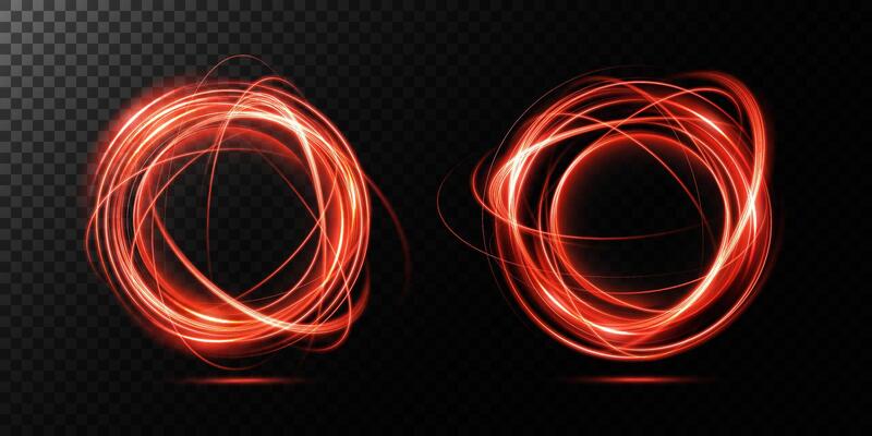 A vibrant and glowing red light swirls around, making it perfect for creative designs and abstract backgrounds