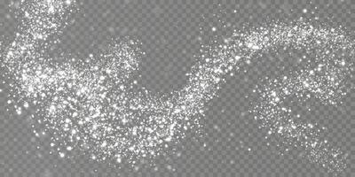 The Scattering of White Particles Understanding the behavior of substances like Sugar, Salt, or Flour vector