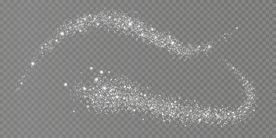 A Shimmering Glitter Trail that captivates the viewer's attention vector