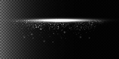 A stunning and vibrant light burst effect on a deep black background vector