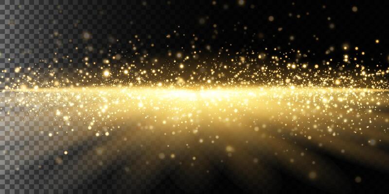 A captivating burst of shimmering golden sparkle greatly enhances both elegant designs along with festive themes