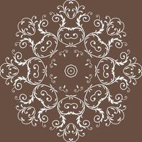 Damask Flower Geometric Ethnic Ethnic Filipino Patternfolk Embroidery, Aztec Ornament Print. Design for Carpet, Wallpaper, Clothing, Wrapping, Fabric vector