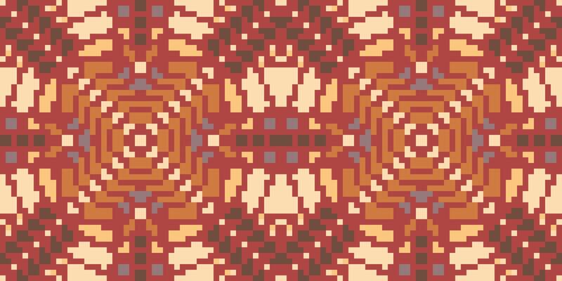 Ethnic Fabric Pixel Islamic Geometric Pattern Stencilfolk Embroidery, Aztec Geometric Ornament Print. Design for Carpet, Wallpaper, Clothing, Wrapping, Fabric