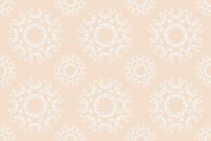 Damask Pattern Design Sari Border Islamic Art Geometric Pattern Folk Embroidery, Aztec Ornament Print. Design for Carpet, Wallpaper, Clothing, Wrapping, Fabric vector
