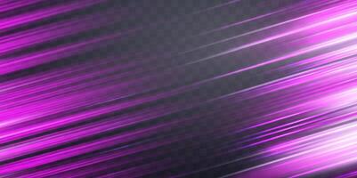 Vertical speed rays, light neon flow, zoom in motion effect, pink glow speed lines, colorful trails, perspective stripes vector