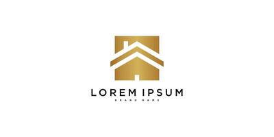 Modern creative home logo design concept. vector