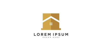 Modern creative home logo designs concept. Premium vector
