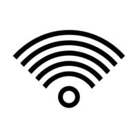 Wireless Internet Connection Icon Concept Illustration And Wifi Signal Design Template vector