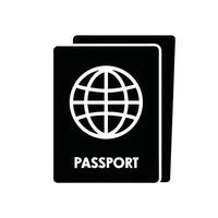 Passport Icon Featuring World Globe Symbol For Travel Documentation Concepts vector
