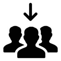 Customer Acquisition Icon Attracting Clients And Increasing Business Sales Growth vector