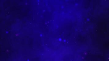 galaxy background animation with flying stars, animated dark blue space background suitable for outer space motion graphic video