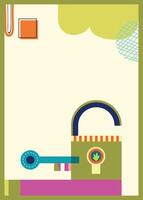 Unlock the digital world with secure key vector