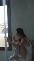 Reflective Moment A Tranquil, Simple Routine in the Bathroom for Daily SelfCare Practices video