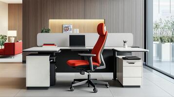 Ergonomic Office Setup Comfort Zone photo