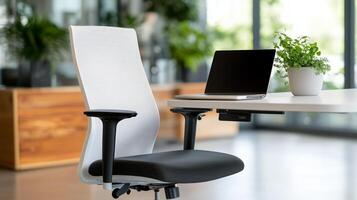 Modern Office Ergonomic Scene photo