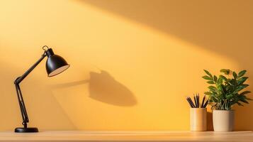 Bright Desk Modern Layout photo