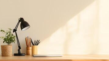 Clean Workspace Natural Ambiance photo