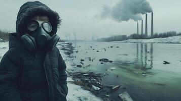 Pollution and Isolation A Child's Perspective photo