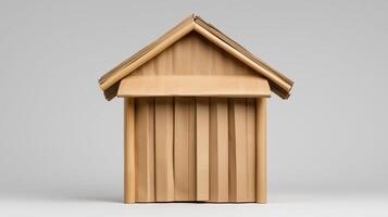creative representation of house made from folded paper showcases demand for innovative design in currency and import markets photo