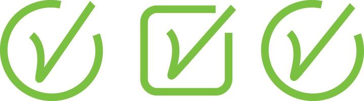 check mark icon button set. Thumb up and thumb down sign.Tick box,flat style tick icon for website design, vector