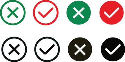 check the icon set. Perfect for agreements, permissions, contracts,Checked checkbox sign. vector