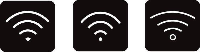 Wireless and wifi icon or wi-fi icon. sign for remote internet access. illustration on transparent background, vector
