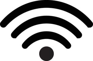 PrSimple wifi icon, on white background symbols,int vector