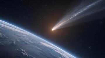 Comet approaches Earth with stunning details of space and climate change implications photo
