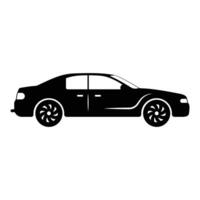Black modern fast car simple design with white background vector