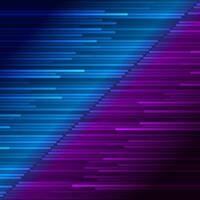 Blue and violet minimal lines abstract futuristic tech background vector