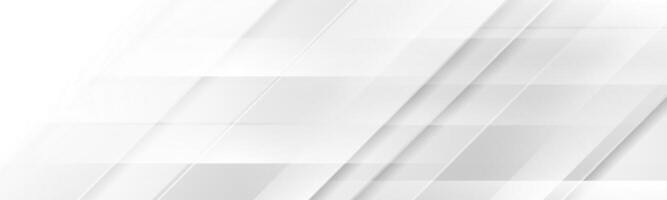Grey white minimal abstract geometric tech background vector