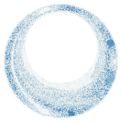 Halftone dotted circle abstract concept tech background