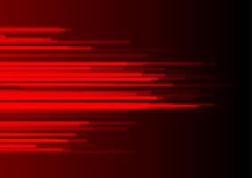 Glowing red minimal lines abstract futuristic tech background vector
