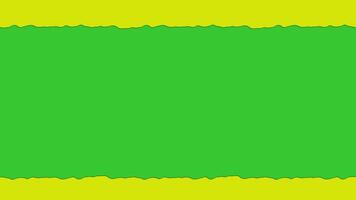 Abstract Torn Paper Animation on Green Screen for Creative Projects video