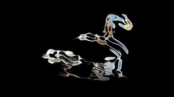 Abstract Fluid Background Digital Rendering video