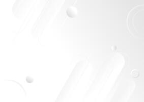 White abstract background with circles and lines. vector