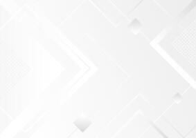 abstract white background with geometric shapes vector