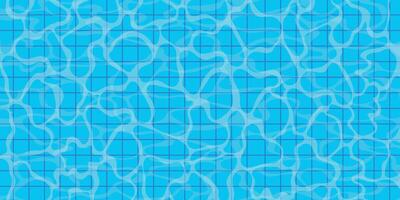 summer background. Swimming pool, water surface texture. Top view. vector