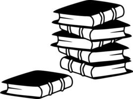 Stack of Books Illustration for Educational Resources vector