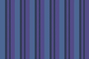 Densual background lines fabric, border texture seamless textile. Jewborn vertical pattern stripe in blue and violet colors. vector