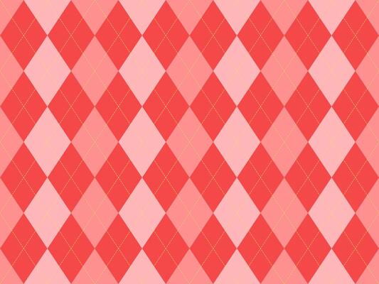 Elegant red and pink argyle diamond pattern background. Perfect for Valentines Day, fashion, websites, or presentations. This seamless texture offers a sophisticated and playful aesthetic.