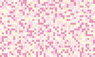 Abstract pastel pink and yellow mosaic pattern. Perfect for backgrounds, websites, textiles, or any design needing a soft, playful, and modern aesthetic. vector