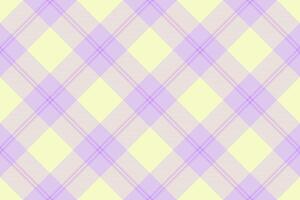 Flow tartan texture check, lined seamless textile background. Girly fabric pattern plaid in light and violet colors. vector