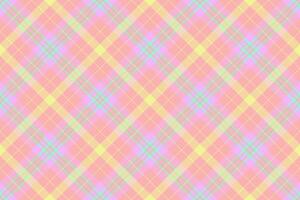 Delicate pastel plaid pattern. Soft, springlike colors create a cheerful and optimistic mood. Perfect for textile designs, websites, or branding projects needing a gentle and feminine touch. vector