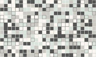Abstract mosaic tile pattern in grayscale and muted greens. Perfect for website backgrounds, textures, or modern design projects. Represents complexity, order, and subtle variations. vector