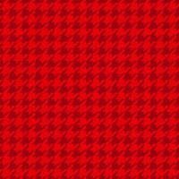 Vibrant red houndstooth pattern. Classic, timeless design ideal for textiles, backgrounds, or website design. Geometric texture evokes sophistication and energy. vector